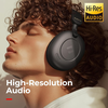 Wireless Headphones (H655BT) - Fülre helyezhető, Bluetooth 5.3, Hibrid Aktív Zajszűrés, 700mAh, Összecsukható, USB-C - Fekete Havit - 2. kép