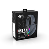 Gaming Headphones Black Havit (H2038U) - mikrofonnal, 50mm-es hangszóró, USB, 2m - 4. kép