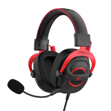 Gaming Havit H2002E Pro fejhallgató - Levehető mikrofon, 60mm hangszóró, PS4/PS5/XBOX kompatibilis, Jack 3.5mm, 2m - Fekete