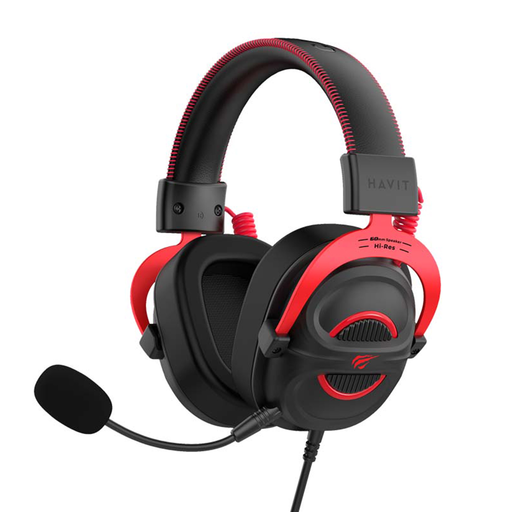 Gaming Havit H2002E Pro fejhallgató - Levehető mikrofon, 60mm hangszóró, PS4/PS5/XBOX kompatibilis, Jack 3.5mm, 2m - Fekete