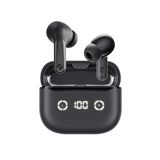 Havit Wireless Fülhallgató (TW984) - Bluetooth 5.4, ANC, Digitális Kijelző, Valódi Vezeték Nélküli, Type-C, 420mAh, Havit Life App - Fekete