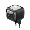 Havit Fali Töltő (UC251 EU) Type-C, USB, GaN, 35W, Behúzható Type-C Kábellel - Fekete / Szürke - 2. kép