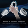 Havit Gaming Headphones H2230U Fehér - levehető mikrofonnal, 50 mm-es hangszóróval, USB, 1,8 m - 1. kép