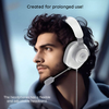 Havit Gaming Headphones H2230U Fehér - levehető mikrofonnal, 50 mm-es hangszóróval, USB, 1,8 m - 4. kép