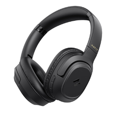 Havit - Vezeték nélküli fejhallgató (H612BT) - Fülre illeszkedő, Bluetooth 5.4, zajszűrős, összecsukható, 400mAh, Type-C - Fekete