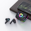 Havit TW952 PRO RGB Vezeték nélküli fülhallgató - Játékhoz, Type-C, Bluetooth 5.0, ENC, TWS, RGB, Mikrofon, FPC, 470mAh - Fekete - 3. kép
