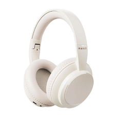 Wireless Headphones (H619BT) Fejhallgató - Vezeték nélküli, Bluetooth V5.4, ENC, 3 EQ Mód, 400mAh, Type-C, Gombvezérlés - Fehér