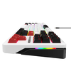 Gaming Keyboard Havit (KB902L) - USB-C, RGB világítással, 1.8m, 200mA - Fekete / Fehér / Piros - 4. kép