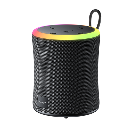 Vezeték nélküli Hangszóró (SK832BT) Havit - Type-C, Bluetooth 5.3, TWS, TF, USB, Kihangosított Hívások, RGB Világítás, IPX6, 1800mAh - Fekete