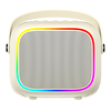 Havit SK818BT Vezeték nélküli Hangszóró - Mikrofon, Type-C, Bluetooth 5.4, TWS, TF, RGB világítás, IPX6, 1500mAh - Bézs - 3. kép