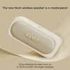 Havit Wireless Hangszóró (SK905BT) - Type-C, Bluetooth 5.3, TWS, TF, AUX, Kihangosító Hívás, IPX7, 2000mAh - Bézs - 4. kép