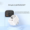 Havit Fali Töltő (UC142 EU) - EU Aljzat, 2x Type-C, USB, 30W - Fekete - 0. kép