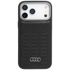 iPhone 17 Pro Audi GT Műbőr MagSafe tok fekete