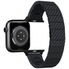 Apple Watch 1/2/3/4/5/6/7/8/9/10/SE/Ultra/Ultra2 PITAKA Carbon Fiber Modern szíj fekete-szürke - 4. kép