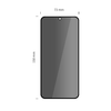 Galaxy S25 FE Tech-protect Glass Spy+ 2-pack üvegfólia - 0. kép