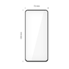 Samsung Galaxy S25 FE üvegfólia Tech-protect Glass Fit+ 2-csomag Fekete - 0. kép