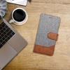 iPhone 17 Pro Max JEANS Book szürke tok - 3. kép