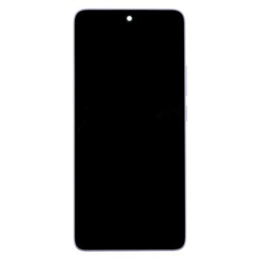LCD Kijelző + Érintőegység + Előlap a Xiaomi Redmi Note 14 5G-hez Lila (Szervizcsomag)