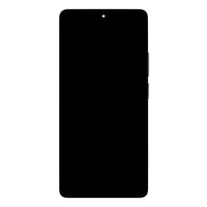 LCD kijelző + Érintőegység + Előlap a Xiaomi Redmi Note 14S-hez Éjfekete