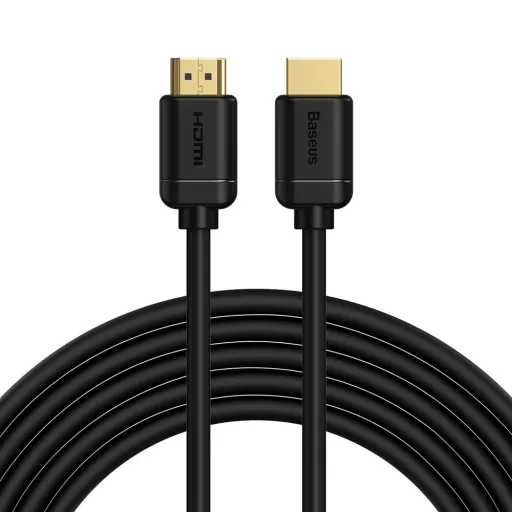 Baseus HDMI 2.0 kábel 4K 30 Hz 3D HDR 18Gbps 5m fekete (CAKGQ-D01)