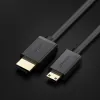 Ugreen HDMI - mini HDMI kábel 19 pin 2.0v 4K 60Hz 30AWG 1,5m fekete (11167) - 0. kép