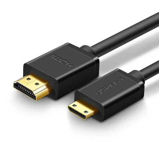 Ugreen HDMI - mini HDMI kábel 19 pin 2.0v 4K 60Hz 30AWG 1,5m fekete (11167)