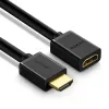 Ugreen HDMI (aljzat) - HDMI (csatlakozó) hosszabbító kábel 4K 10,2 Gbps 340Mhz 0.5m fekete (HD107 10140) - 0. kép