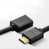 Ugreen HDMI (aljzat) - HDMI (csatlakozó) hosszabbító kábel 4K 10,2 Gbps 340Mhz 0.5m fekete (HD107 10140) - 4. kép