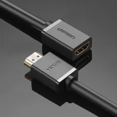 Ugreen HDMI (aljzat) - HDMI (csatlakozó) hosszabbító / toldó kábel 4K 10,2 Gbps 340Mhz 1m fekete (HD107 10141)