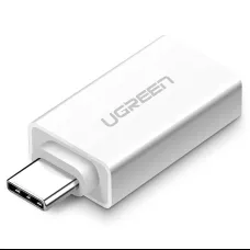 Ugreen USB 3.2 Gen 1 (aljzat) - USB Type-C (csatlakozóvég) OTG adapter fehér (30155)