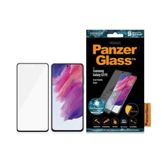 PanzerGlass E2E Microfracture antibakteriális üvegfólia Samsung Galaxy S21 FE - fekete kerettel üvegfólia