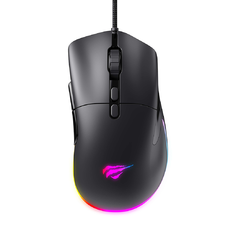 Havit Vezetékes Gaming Egér (MS954) - 800/1600/2400/3200/6400/12000 DPI, 1.6m, 5V - Fekete