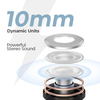 Wireless Earbuds (TW931) - Bluetooth 5.4, félfüles, mikrofon, TWS, ENC, Type-C, 300mAh - Fehér - 0. kép
