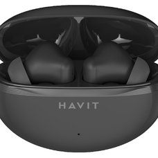 Wireless Earbuds Havit (TW986) - Fülbe helyezhető, Bluetooth 5.4, Mikrofonnal, TWS, ENC, Type-C, 400mAh - Fekete