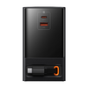 Baseus MERIKAI DUGÓVAL Wall Charger PowerCombo Digital Hosszabbító (PSLR000101) - 3xAC, USB, Type-C kábellel, 65W - Fekete - 0. kép