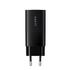 Fali töltő Havit (UC20 EU) - 2x Type-C, USB, GaN, 65W, Gyors töltés - Fekete - 0. kép
