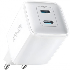 Fali töltő Anker 521 Nano Pro, 40W, 3A, 2 x USB-C, Fehér A2038G21
