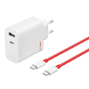 OnePlus SUPERVOOC 80W Dual Ports GaN Power Adapter Kit - EU Version - 1. kép