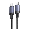 Ugreen L528 USB-C-USB-C kábel 0.5m (Szürke) - 0. kép