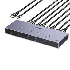 Ugreen AK701 4in1 HDMI KVM kapcsoló, 60Hz