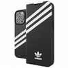 iPhone 13 Pro Adidas OR Booklet Case PU fekete-fehér tok - 0. kép