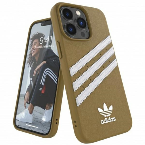 iPhone 13 Pro Max Adidas OR Moulded PU tok bézs-arany iPhone 13 Pro Max Adidas OR Moulded PU tok bézs-arany