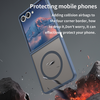 Samsung Galaxy Z Flip7 Navy Blue Techsuit - HaloFrost II MagSafe tok - 2. kép