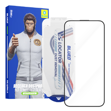 iPhone 14 Pro Max Fekete Blueo - Anti-Dust HD Glass with Applicator Pro