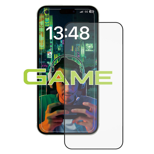iPhone 15 Pro Max ANANK - 2.5D Ujjlenyomatmentes Képernyővédő - Fekete üvegfólia iPhone 15 Pro Max ANANK - 2.5D Ujjlenyomatmentes Képernyővédő - Fekete üvegfólia