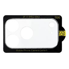 iPhone 17 Pro Max 5D Full Glue Kamera Üvegfólia - Átlátszó