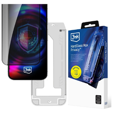 Samsung Galaxy S23 5G üvegfólia 3MK HardGlass Max Privacy applikátorral