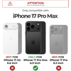 iPhone 17 Pro Max Dexnor MagSafe ütésálló tok kihajtható állvánnyal és kameravédővel kék - 4. kép