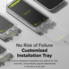 iPhone 15 Pro Max Ringke - Easy Slide Tempered Glass (2 csomag) - Átlátszó üvegfólia - 4. kép