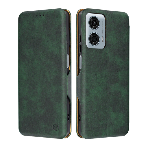 Motorola Moto G24 Power Zöld Techsuit Safe Wallet Plus tok Motorola Moto G24 Power Zöld Techsuit Safe Wallet Plus tok